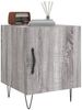 vidaXL Nachttisch Grau Sonoma 40x40x50 cm Holzwerkstoff 827560 Bild 4