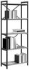 vidaXL Bücherregal Grau Sonoma 60 x 30 x 155 cm Holzwerkstoff 868386 Bild 3