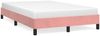 vidaXL Bettgestell ohne Matratze Rosa 120x190 cm Samt 379507 Bild 2
