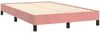 vidaXL Bettgestell ohne Matratze Rosa 120x190 cm Samt 379507 Bild 3