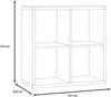 FORTE Mauro Regal, Holzwerkstoff, Braun, 72,7 x 72,8 x 32,9 cm Bild 4