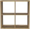 FORTE Mauro Regal, Holzwerkstoff, Braun, 72,7 x 72,8 x 32,9 cm Bild 2