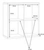 FORTE Mauro Regal, Holzwerkstoff, Braun, 72,7 x 72,8 x 32,9 cm Bild 5