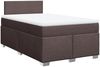 vidaXL Boxspringbett mit Matratze Dunkelbraun 120x200 cm Stoff 3288151 Bild 3