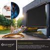 KESSER® Senkrechtmarkise Außenrollo Handkurbelmechanismus Balkonrollo Sonnen & Sichtschutz Beschattung Sonnenschutz Außen Rollo mit Kurbel Markisenkasten Balkon & Terrasse Inkl. Montageset & Abdeckung Anthrazit, 140 x 250cm Bild 4