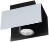 Eglo 97394 LED Deckenleuchte VISERBA weiß-aluminium, schwarz L:12cm B:8,5cm H:11,5cm Bild 1
