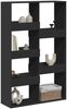 vidaXL Raumteiler Schwarz 100x33x155,5 cm Holzwerkstoff 3309565 Bild 3