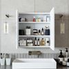 Roomart ATRIA-65 Badmöbel - nur Spiegelschrank - H 55 x B 17 x T 60 cm • Weiß Bild 5