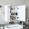 Roomart ATRIA-65 Badmöbel - nur Spiegelschrank - H 55 x B 17 x T 60 cm • Weiß Bild 2