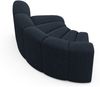 Micadoni rundes Eckmodul Lupine Chenille Eden Marineblau Bild 3