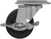 vidaXL Bockrolle 2 pcs Schwarz und Silber 50,7 x 50,7 x 24,4 mm 864760 Bild 4