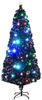 vidaXL Künstlicher Weihnachtsbaum mit Ständer/LED 210 cm Fiberoptik, Mit Beleuchtung [284303] Bild 2