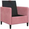 vidaXL Sofa mit Stauraum Rosa 72 x 78 x 87 cm Polyester 42036881 Bild 4