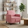 vidaXL Sofa mit Stauraum Rosa 72 x 78 x 87 cm Polyester 42036881 Bild 3