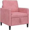 vidaXL Sofa mit Stauraum Rosa 72 x 78 x 87 cm Polyester 42036881 Bild 2