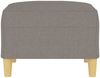 vidaXL Fußhocker Taupe 70 x 55 x 41 cm Stoff [349278] Bild 4