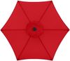 Doppler Sonnenschirm / Mittelstockschirm "LIFE 180 Lift", rot, Ø 180 cm Bild 3