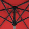Doppler Sonnenschirm / Mittelstockschirm "LIFE 180 Lift", rot, Ø 180 cm Bild 5