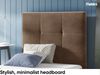 MEBLINI Kinderbett mit Bettkasten MINO 2 80x200 Links – H3/Braun Samt Gepolstert Einzelbett mit Matratze - Polsterbett mit Stauraum - Bett mit Kopfteil – Stauraumbett Bild 3