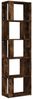 vidaXL Bücherregal Räuchereiche 45x24x160 cm Holzwerkstoff 826375 Bild 2