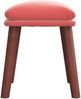 vidaXL Fußhocker Rosa 45 x 29,5 x 39 cm Samt [341472] Bild 4