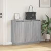 vidaXL LED-Sideboard Graues Sonoma 90 x 32 x 75 cm Holzwerkstoff 869679 Bild 5