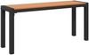 vidaXL Gartenbank Braun 100 x 28 x 45 cm Stahl 42001772 Bild 2