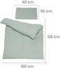 roba Geschenkset 'Lil Planet' - Bio-Jersey Schlafen groß - Bettdecke - Laken - Nestchen -Frosty Green Bild 2