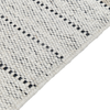 Teppich Wolle beige schwarz 140 x 200 cm Kurzflor YAZLIK Bild 5
