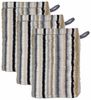 CAWÖ Waschhandschuh, 3er Pack - C Life Style Stripes, Waschlappen, Walkfrottier Beige 16x22cm Bild 2