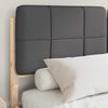 vidaXL Bettgestell mit gepolstertem Kopfteil Dunkelgrau 150 x 200 cm 877970 Bild 3