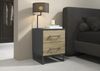 Nachtkommode >Butte< in Eiche Artisan / grau metallic - 40x53x42 (BxHxT) Bild 2