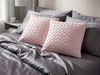 Kissen 2er Set Ohne Muster TITHONIA 45 x 45 cm Rosa Bild 3