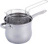 3.5L Frittiertopf Friteuse Frites Frittierpfanne Pommestopf Frittierkorb Pommes Bild 3