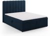 Micadoni Boxspringbett Kelp Strukturierter Stoff Königsblau 160x200 Bild 2