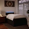 vidaXL Boxspringbett mit Matratze Schwarz 120x200 cm Kunstleder 3288416 Bild 5