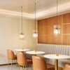 ZMH Pendelleuchte 1 Flammig Glas E27 Gold Retro Ø 30 cm Esstischlampe Hängend Für Esszimmer Cafe Bar Küche Wohnzimmer Ohne Leuchtmittel Bild 4