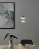 Eglo 93708 LED Hängeleuchte MONTEFIO 1 chrom, max. 1X5W H:110cm Ø14cm 3000K Bild 2