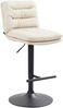 Barhocker TURIN - Creme, Kunstleder, Schwarz Barhocker mit Lehne Barstuhl Tresenhocker Tresenstuhl Kneipenhocker Kneipenstuhl Bild 1