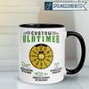 Momentals Tasse 70 Geburtstag Mann – „Custom Oldtimer“ – Geburtstagsgeschenk Männer, Gratis Versand · Links-&Rechtshänder · Spülmaschinenfest Bild 2