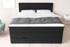 99rooms Madagaskar Boxspringbett Kunstleder MADRYT Schwarz 160x200 cm Bonell-Federung Bild 5