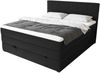 99rooms Madagaskar Boxspringbett Kunstleder MADRYT Schwarz 160x200 cm Bonell-Federung Bild 3