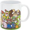 Super Mario Tasse 325ml Nintendo Keramikbecher im Geschenkset Gruppenmotiv Bild 2