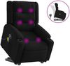 vidaXL Massagesessel mit Aufstehhilfe Schwarz Stoff 3206578 Bild 2