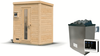 Karibu Sauna Hytti 0 naturbelassen mit 9 kW Ofen mit externer Steuerung Bild 2
