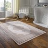 TaraCarpet Teppich Palazzo Royal Vintage Medaillon, rechteckig, Höhe: 6 mm, Vintage Seiden Optik terra Wohnzimmer Schlafzimmer Esszimmer 67x105 Bild 2