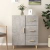 Sideboard, Kommode Betongrau 69,5x34x90 cm Holzwerkstoff j1268p Bild 2