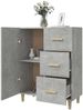 Sideboard, Kommode Betongrau 69,5x34x90 cm Holzwerkstoff j1268p Bild 4