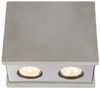 2er Set Deckenlampe, Metall, Beton, grau, 2 Flammig, L 18 cm Bild 5