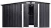 Vente-unique - LERY Gartenhaus Metall Grau - B 302 cm x H 154 cm x L 313 cm Bild 4